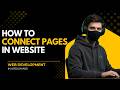 How to Connect Multiple Pages in HTML | Web Development in Urdu/Hindi | Beginner |Guide (Class 7)