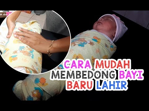 Cara Mudah Membedong Bayi Baru Lahir yang Benar