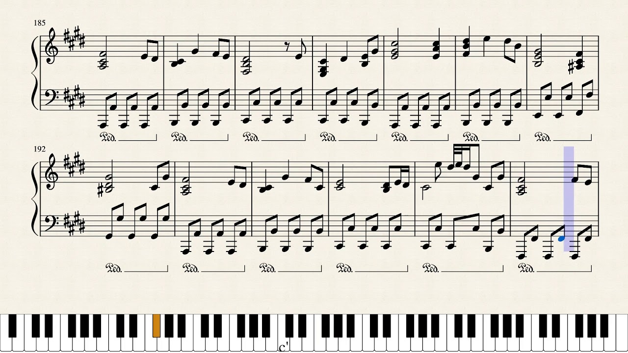 Meteor - Hatsune Miku piano cover FULL