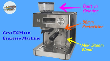 Gevi ECMI0-SS0A1 Espresso Machine With Grinder - features and overview