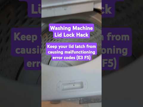 Washing machine lid
