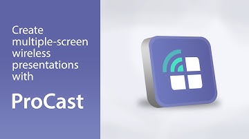 Create multiple-screen wireless presentations with ProCast