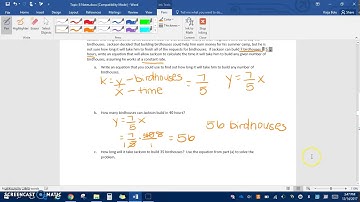 1.9 Representing Proportional Relationships with Equations