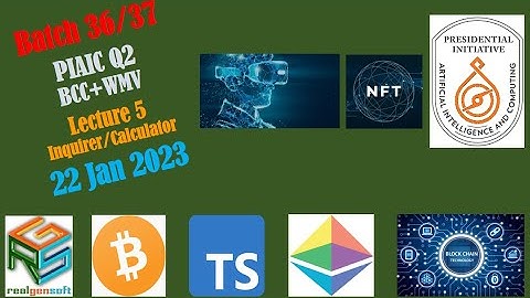 PIAIC Batch 36/37 BCC Q1 Makeup Class5 20230122