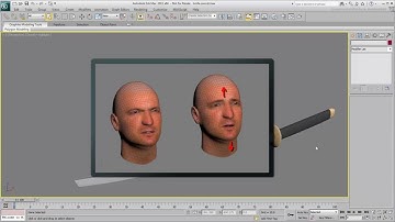 Animating Facial Expressions in 3ds Max - Part 1 - Morpher Modifier