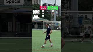 4 Shots Challenge 🚀🤯 #football #soccer #footballchallenge #footballskills #hk #hongkong #viral