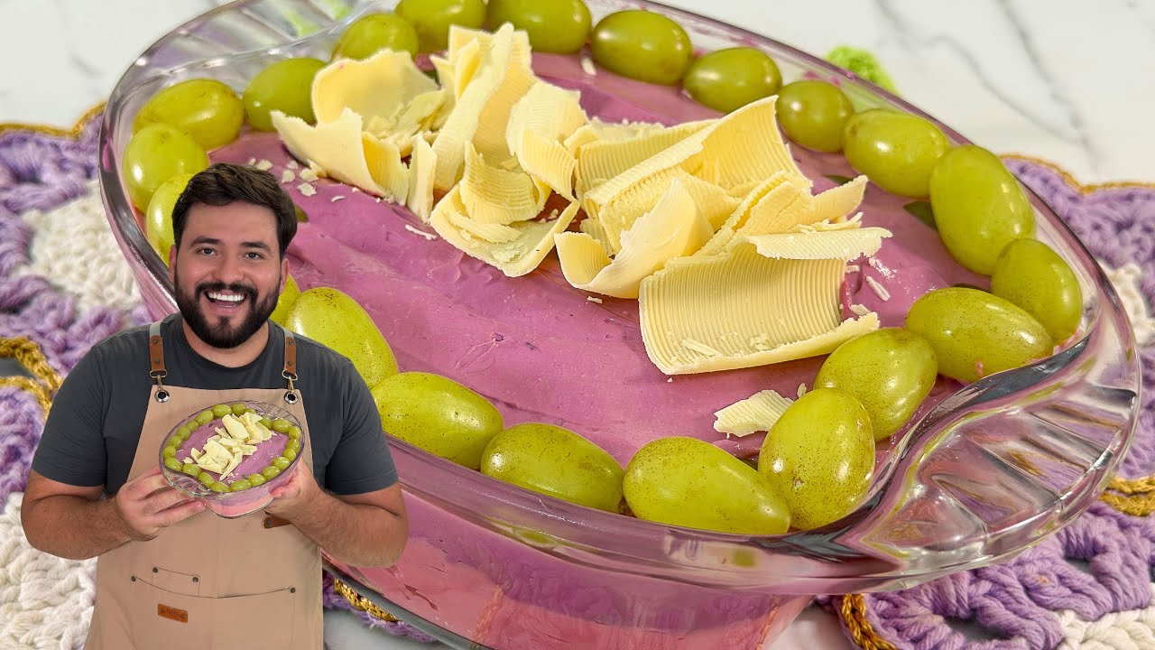 SOBREMESA DE PREGUIÇOSO! MISTUROU FICOU PRONTA | SEM LEITE CONDENSAO | Gabriel Freitas