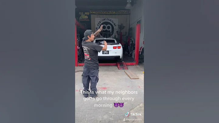 Fully straight pipe camaro zl1 w/kooks long tube headers!!!