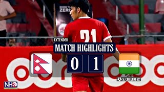 Extended MATCH HIGHLIGHTS: NEPAL 0-1 INDIA | SAFF CHAMPIONSHIP 2021
