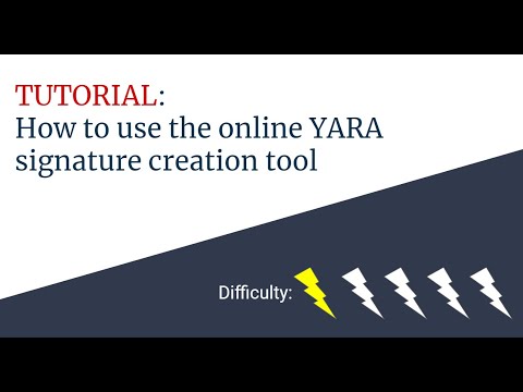 Online YARA signature creation tool [Free to use]