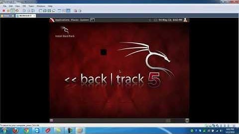 How to run Backtrack 5 in windows using Vmware