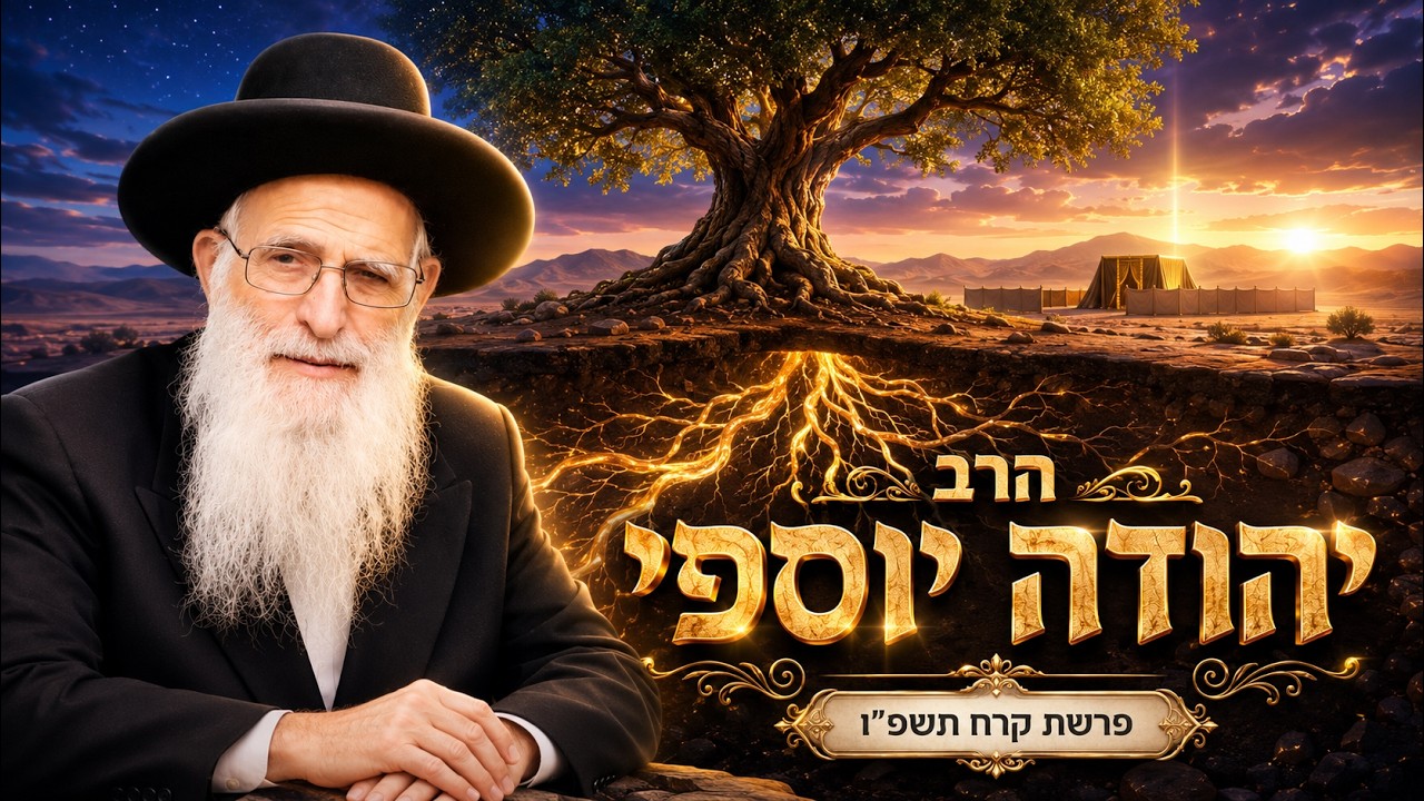 הרב יהודה יוספי | פרשת קרח תשפ"ו (2026) | עלונימייל