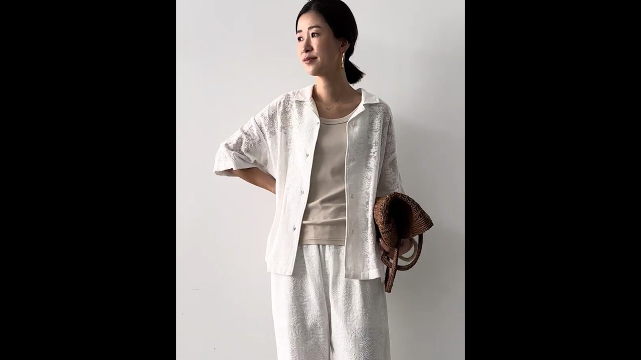 インドレースオープンカラーシャツ | MICA&DEAL ONLINE STORE
