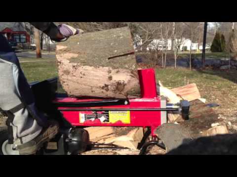 Harbor Freight 7 Ton Electric Log Splitter - YouTube