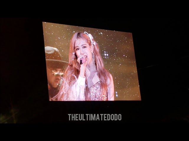 190427 Rosé Solo Let It Be, You u0026 I, Only Look at Me @Blackpink In Your Area Hamilton Concert Fancam class=