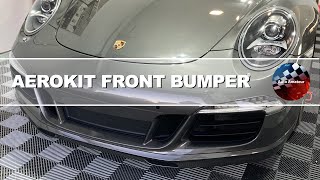 Aerokit Front Bumper Installation for my Porsche 911 (991)