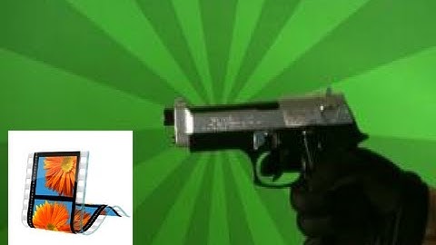 how to add gun effect on movie maker