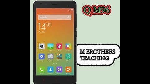 Qmobile M96 hard reset