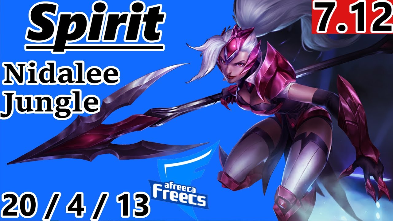 Spirit as Nidalee Jungle RANK 7 Korea Challenger Full Gameplay S7
