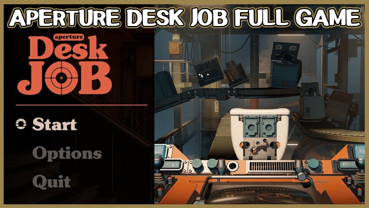 Aperture Desk Job Full Game YouTube