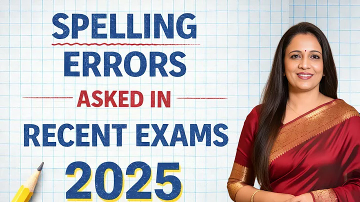 Spelling Errors  asked in recent Exams held in 2025 || Eduquity Pattern | Rani Ma'am
