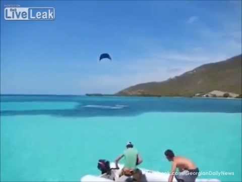 პარაშუტით გართობას ზოგჯერ ტკივილიც მოაქვს