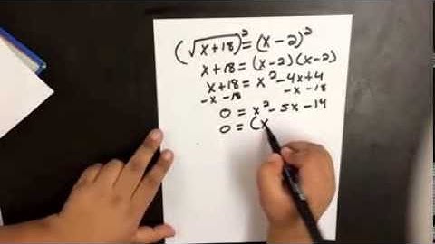 Solving Radical Equations and Inequalities