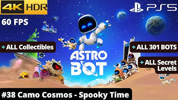 Astro Bot (PS5) - #38 Camo Cosmos - Spooky Time WALKTHROUGH No Commentary