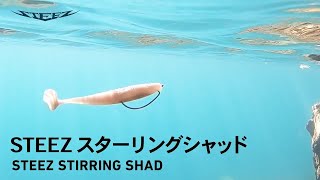 【ルアーアクション】釣れる要素を凝縮したスタンダードシャッドテールワーム|STEEZ スターリングシャッド|DAIWA JAPAN Products