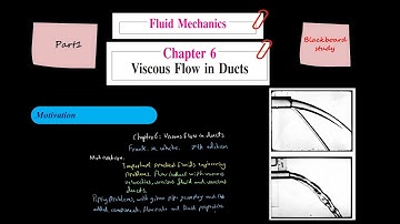 Fluid Mechanics, Frank M. White, Chapter 6, Viscous flow in Ducts, Part1