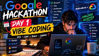 Day 1: Vibe Coding a Google Hackathon Project 🚀 | Can AI Build It