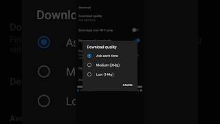 Youtube Video Download Quality Settings | How To Set Youtube Video Download Quality #shorts​