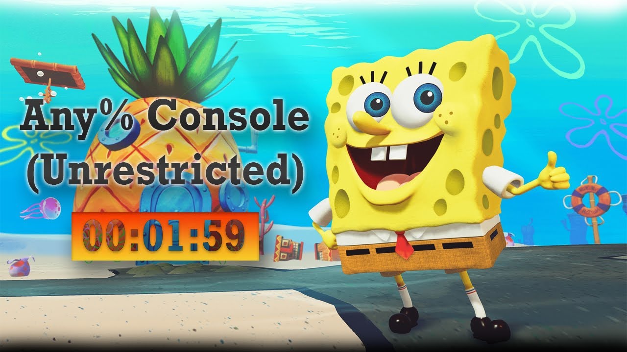 [Former WR] Beaten in UNDER 2 MINUTES - Battle for Bikini Bottom Rehydrated Speedrun