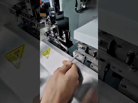 Multi-Core Wire Stripping and Terminal Crimping Machine with Barbed Terminals