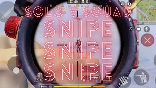 Solo v squad Sniper Action