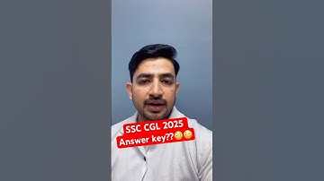 SSC CGL 2025 Answer key 😳😳 #ssccgl2025 #ssccglanswerkey #ssccgl
