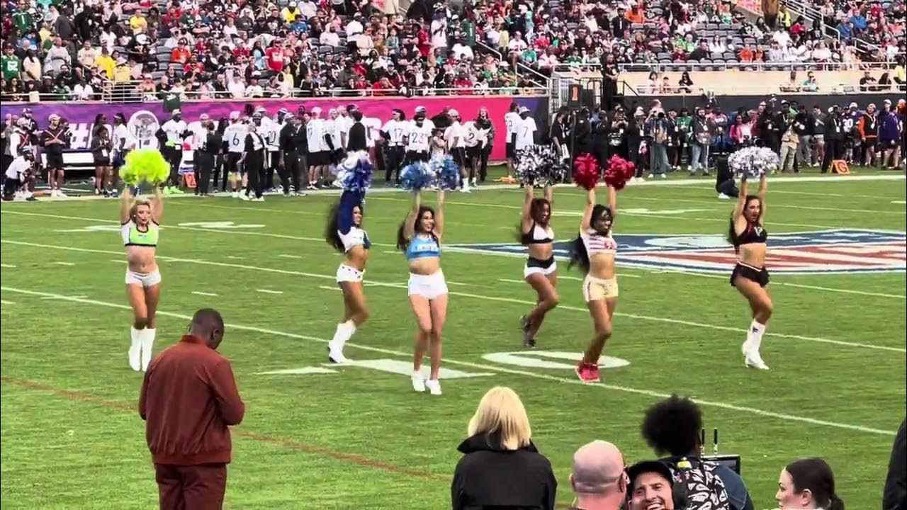 2024 NFL Pro Bowl Cheerleaders Performance NFC Line 1 YouTube