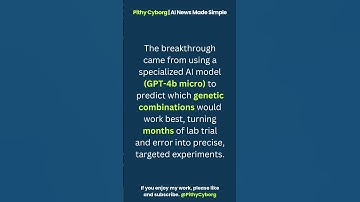 🧬 OpenAI Just Supercharged Anti-Aging Research with AI — Here