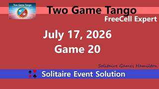 Two Game Tango Game #20 | July 17, 2026 Event | FreeCell Expert screenshot 4