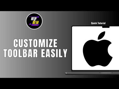 How To Customize Finder Toolbar On MacBook ?