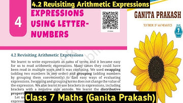 Class 7 Maths NCERT | Ganita Prakash | Chapter 4 | Expressions Using Letter-Numbers | Exercise 4.2