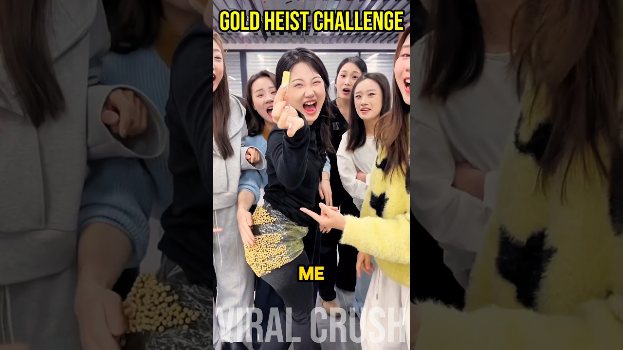 Gold Heist Challenge 😱 ~ mini wood toy | woodworking art skills / hand crafts 