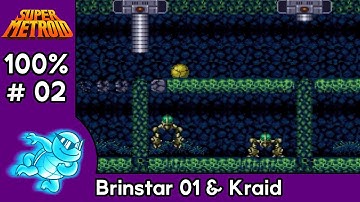Super Metroid 100% Tutorial 2024 - Part 2 - Green & Red Brinstar 01 & Kraid