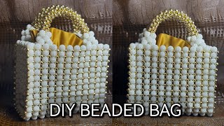 How to make a beaded bag at home for beginners