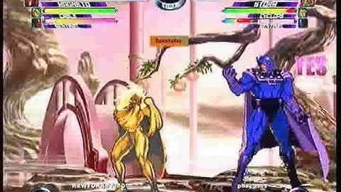 MvC2 Online (360): Josh 360 (Row) vs Phocus (Matrix) 1 .:1.5.10:.