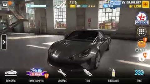 CSR2 Alpine 110 first tune and shift!