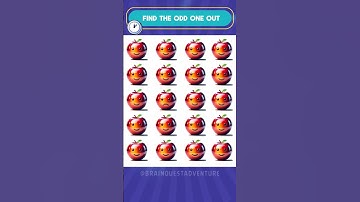 find the odd one out #find #oddoneout #visualpuzzle #brainteaser #mindgame #visualchallenge