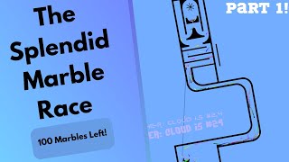 The Splendid Marble race Part 1 - Algodoo marble race