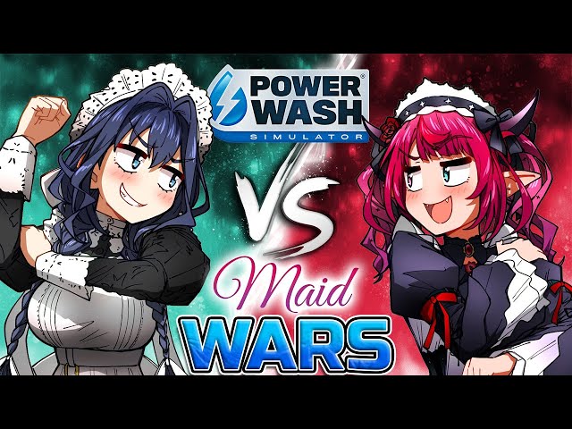 【Powerwash Simulator】WASHING SpeedRun versus @OuroKronii ✨のサムネイル