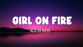 Download Lagu Alicia Keys - Girl on Fire (Lyrics) MP3